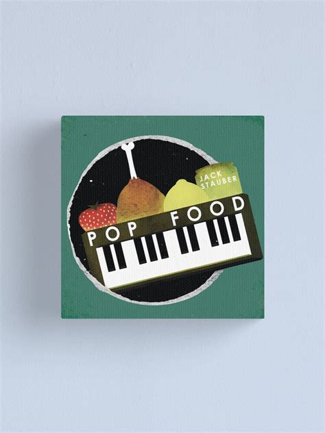 "Jack Stauber Pop Food Album Cover" Canvas Print by Freshfroot | Redbubble