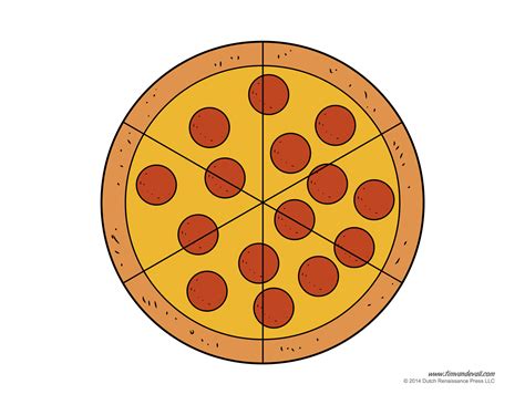 Printable Pizza Template - Printable Word Searches