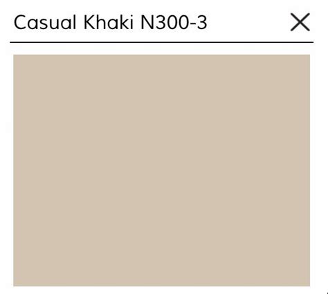Behr Casual Khaki | Family room design, Khaki paint colors, Casual khakis