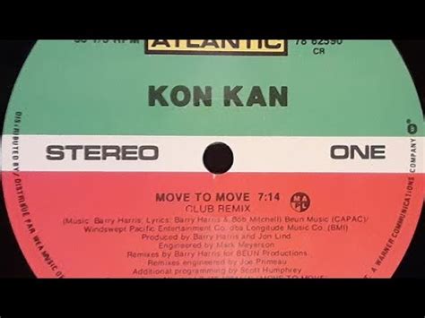 KON KAN - Move To Move [Club Remix] - YouTube