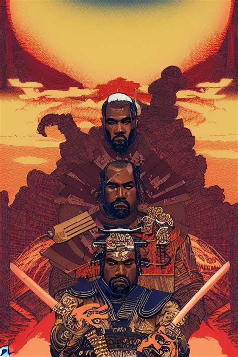 poster of kanye west as a samurai, by yoichi | Stable Diffusion | OpenArt