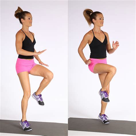 Plyometrics: High Knees | The Ultimate List of the Best Bodyweight Exercises | POPSUGAR Fitness