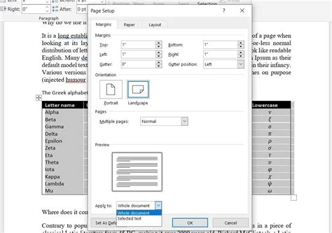 How to Use Both Landscape and Portrait Orientations in a Word Document