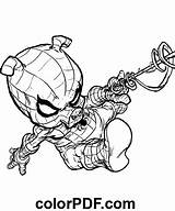 Spider Ham In Action – Coloring Pages And Books PDF sketch template