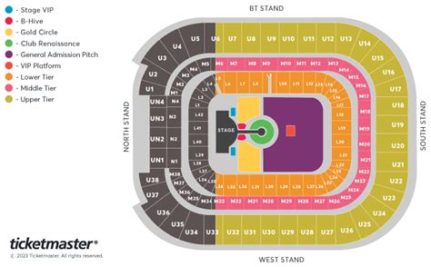 BEYONCÉ - RENAISSANCE WORLD TOUR Seating Plan - Principality Stadium