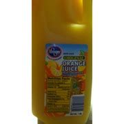 Kroger Orange Juice, Original: Calories, Nutrition Analysis & More | Fooducate