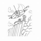 Goldorak Coloring Gratuit Superheroes Goldrake Imprimer Encequiconcerne  sketch template