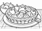 Awesome Pie Coloring Template  Page sketch template