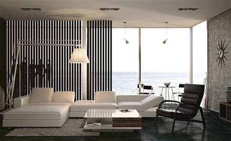 Black And White Living Room Interior Design Ideas