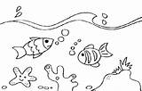 BEACH COLORING PAGE sketch template