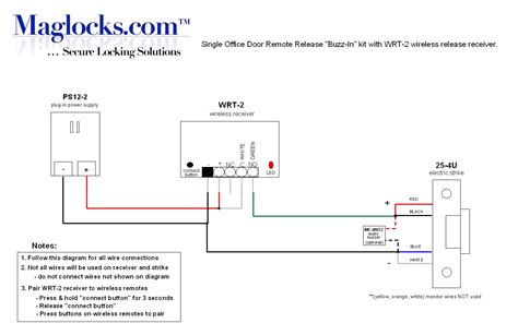 Electric Door Strike Color Wiring Diagram - Wiring Diagram