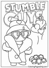 Drawing Stumble Guys Coloring Page  Free Printable Pages sketch template