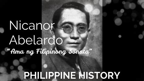 Nicanor Abelardo, Filipino composer Known for Kundiman Songs, “Ama ng ...