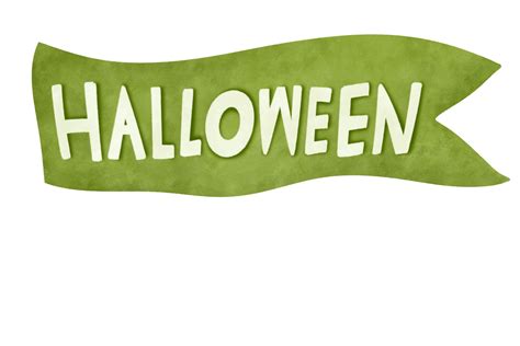 Halloween banner cartoon 28535667 PNG