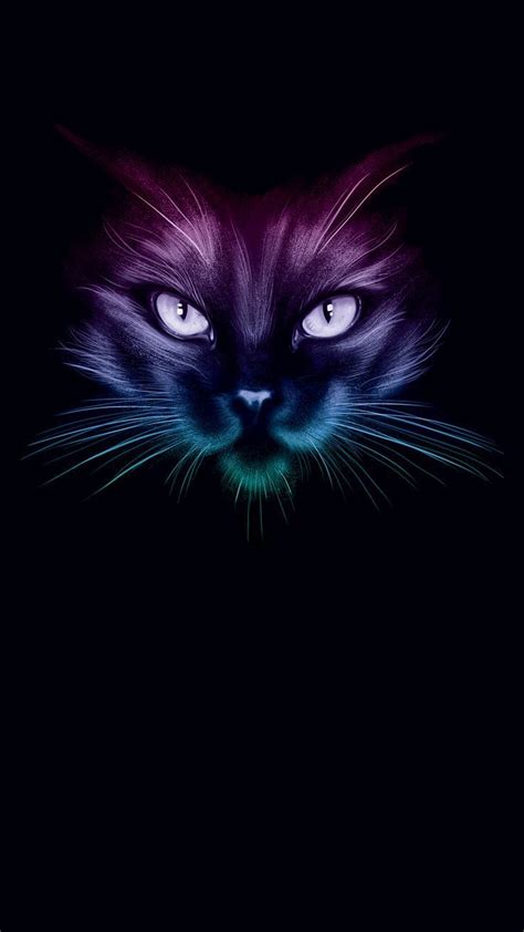 Cat Neon Wallpapers - Wallpaper Cave