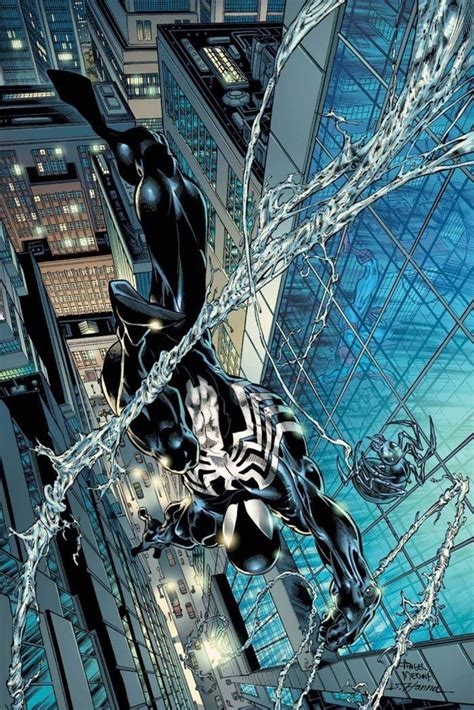 Black Suit/symbiote spiderman | Marvel spiderman, Spiderman comic ...