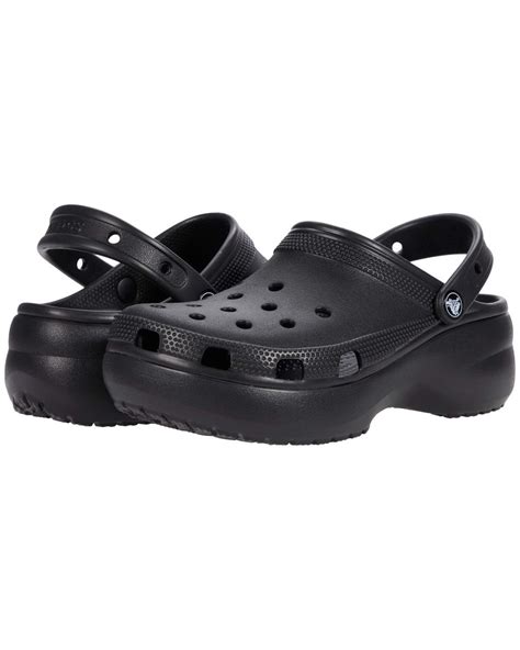 Crocs™ Classic Platform Clog in Black - Lyst