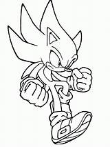Super Sonic Coloring Page  Home sketch template