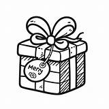 Gift Coloring Pages sketch template