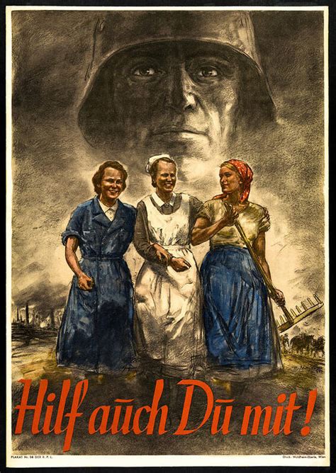 Nazi War Propaganda Poster Poster by Daniel Hagerman