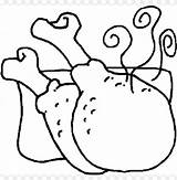 Chicken Meat Coloring Page PNG Transparent With Clear Background ID  sketch template