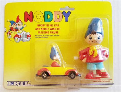 NODDY IN TOYLAND Noddy In His Car & Noddy Walking Wind-Up Ertl | Etsy