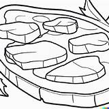 Steak Bife Doodle Prato Beef Carne Pork Talerzu Mhatzapa Clipartmag  sketch template