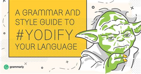 Yoda speak grammar