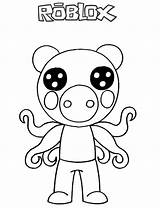 Parasee Piggy Roblox Coloring Page  Free Printable Pages For Kids sketch template