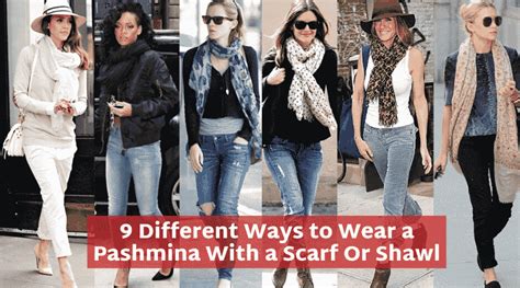 How To Wear A Pashmina With Scarf Or Shawl? - Pearls And Poodles