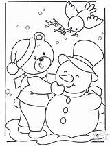 Snow Winter Coloring Pages sketch template
