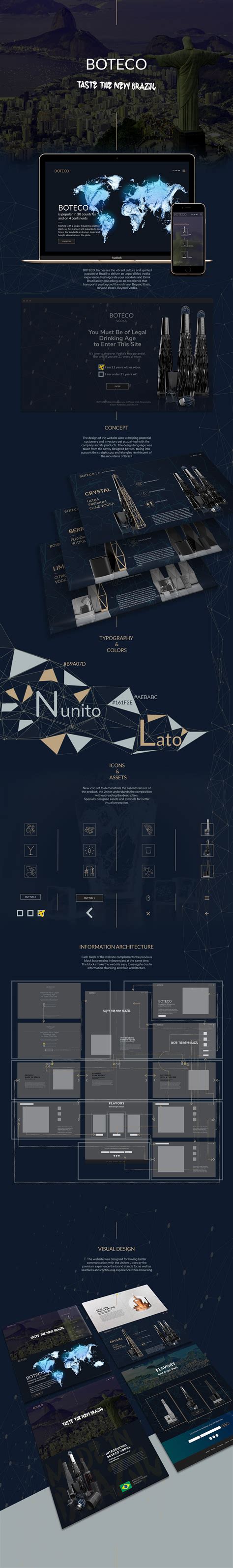 BOTECO website design on Behance