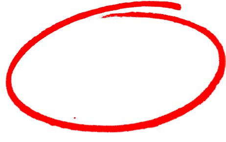 Drawn Number Circle Png - Red Marker Circle Png - (510x510) Png Clipart ...