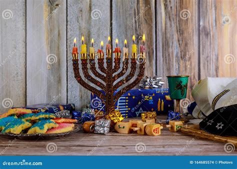 Hanukkah Candles, Jewish Holidays Stock Photo - Image of channukah ...