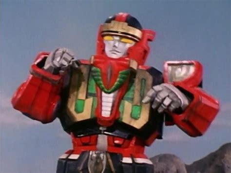 Red Dragon Thunderzord Warrior Mode - Mighty Morphin Power Rangers (7/29/94) Mighty Morphin ...