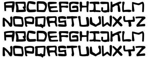 Digital Squiggle font by Joseph Dawson | FontRiver