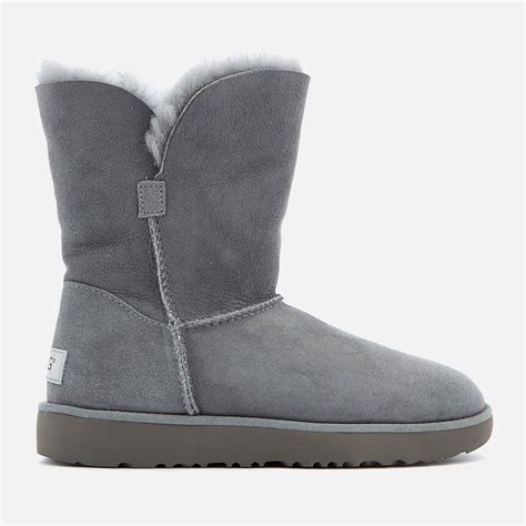 UGG Women's Classic Cuff Short Sheepskin Boots - Geyser - Free UK Delivery Available