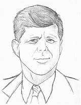 John F Kennedy Coloring Pages sketch template