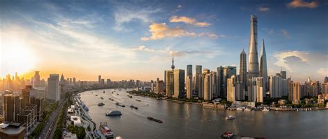 Shanghai Tower Skyline - Shanghai Skyline with Oriental Pearl Tower ...