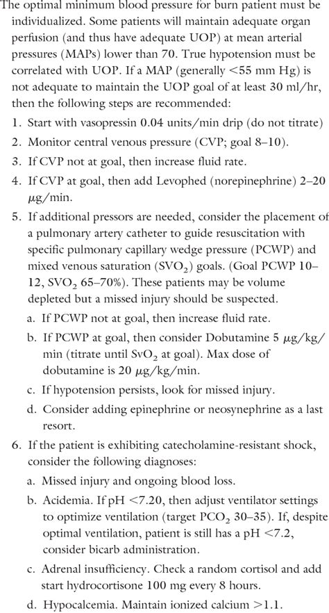 Hypotension guidelines | Download Table