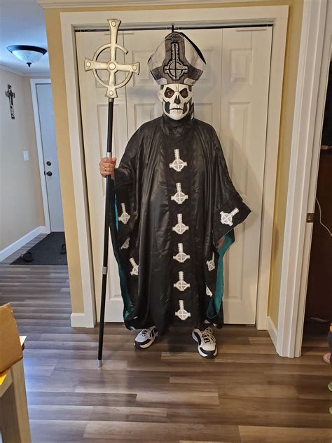 TOTS Papa Emeritus II costume. To complete it, I'll be adding black ...