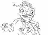 Angry Moondrop FNAF Coloring Page  Free Printable Pages For Kids sketch template