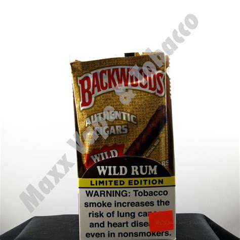 Backwoods Wild Rum Flavored Cigars – Maxx Vape Tobacco