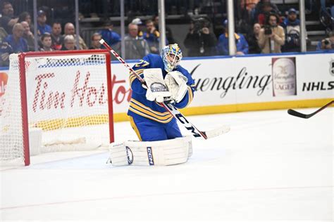 With Devon Levi healthy, Sabres will likely rotate goalies - Buffalo ...