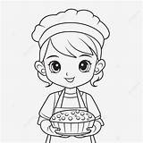Dibujos De Panadera Para Colorear sketch template