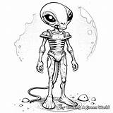 Alien Coloring Pages  Free & Printable sketch template