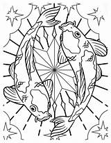 Pisces Coloring Pages Creative Fun For All Ages sketch template
