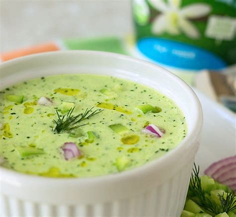 This chilled cucumber soup recipe from ItsYummi.com will be the ...