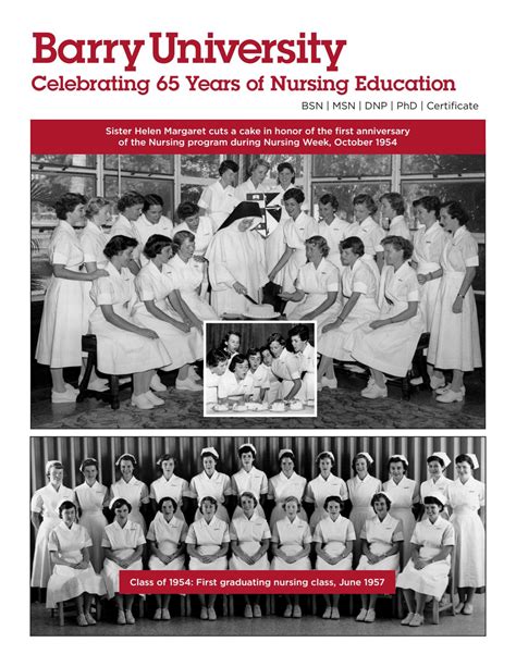 Barry University Nursing - 65th Anniversary by Barry University College of Nursing and Health ...