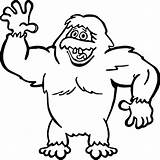 Abominable Snowman Coloring Pages  Wecoloringpagecom sketch template